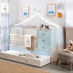 BABY-BOY CONVERTIBLE BABY BED