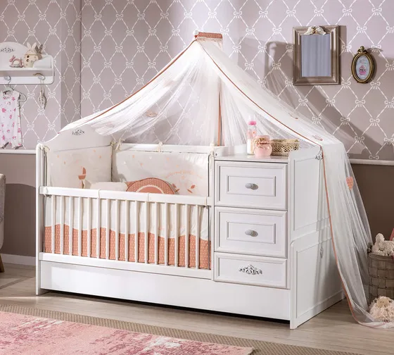 CONVERTIBLE BABY-BED