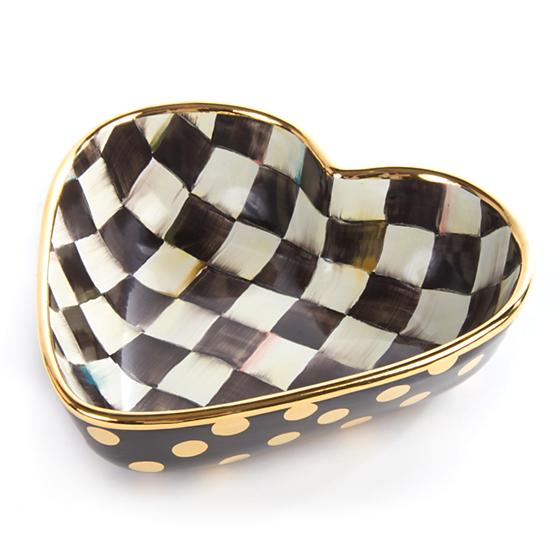 Courtly Check Heart Bowl