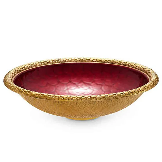 Florentine Bowl Gold Pomegrana