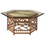 Key Largo Cocktail Table With Glass-Top