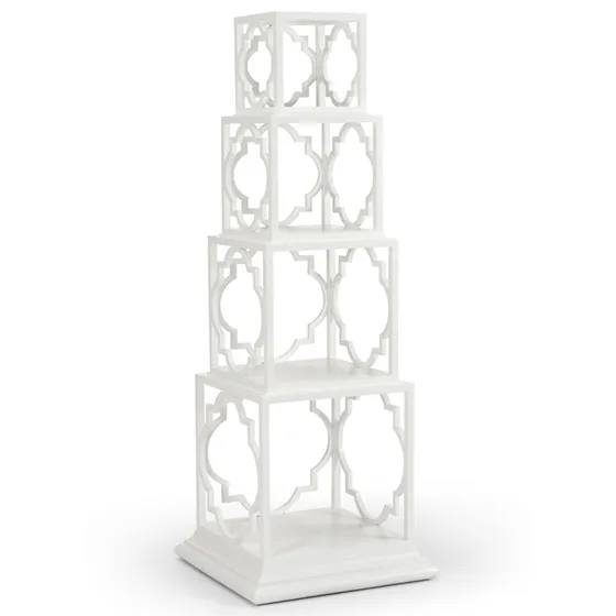 Quadro Etagere Bookcase – White