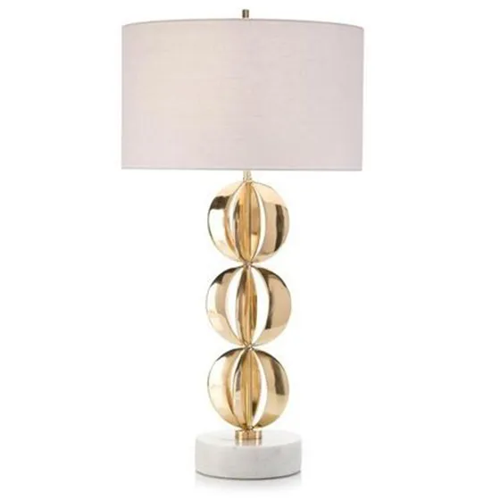 STACKED CRESCENT TABLE LAMP