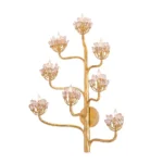 agave americana gold-wall-sconce