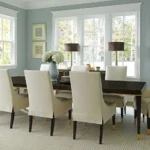 lexington furniture carlyle manhattan rectangular dining table in-satin