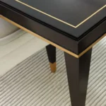 lexington furniture carlyle-manhattan rectangular dining table in satin