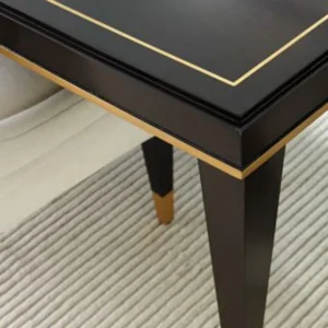 lexington furniture carlyle manhattan rectangular dining table in satin