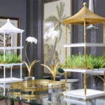 pagoda shelf – gold-