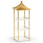 pagoda shelf – gold