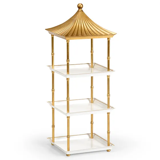 pagoda shelf - gold