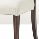 wooden upholstered arm chair theodore-alexander