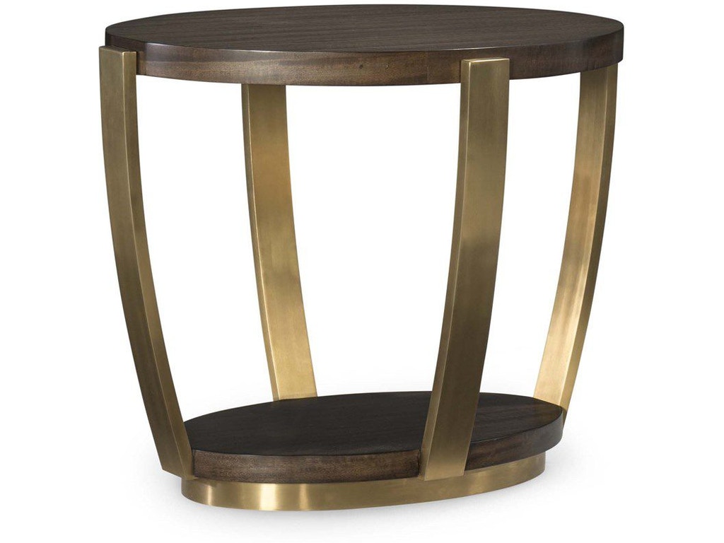 SORIEE OVAL END TABLE