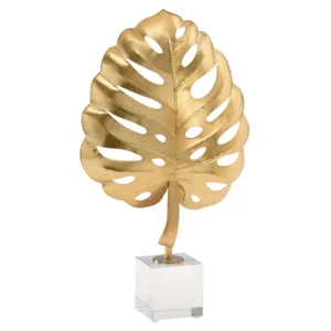Palm Leaf Sculpture - Gold