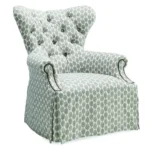 Ava – Tufted Back Skirted Wing Chair513539-5001AA