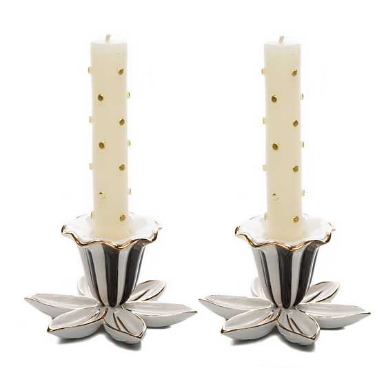 Mod Flower Candle Holders