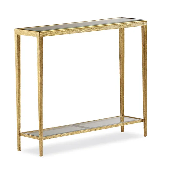 Small Console Table - Brass