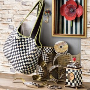 Mackenzie childs Courtly Check Carryall