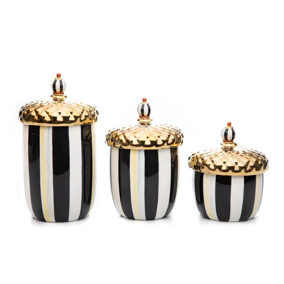 Acorn Canisters - Set of 3