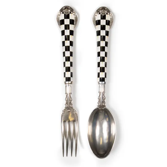 WALL ART Courtly Check Spoon & Fork