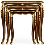 Nesting Tables With Gilt Carved Detailling12