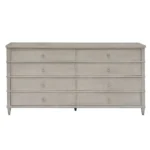 hickory white dresser in grey breeze finish