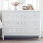 bronte chest in weathered white finish