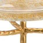 gold twig side table-