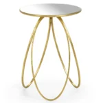 tri-leg table – gold