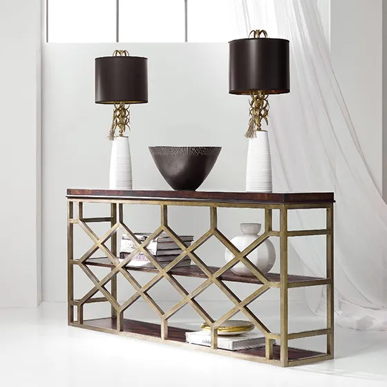 Living Room -Melange Giles Console Table