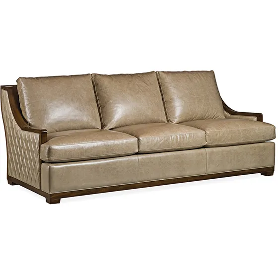 Hancock and Moore Living Room Amity Quilted Sofa